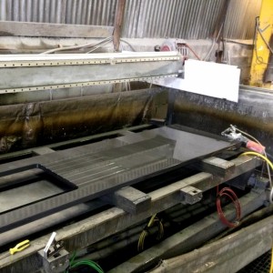 Производство столешниц из сланца Welsh Slate, Великобритания