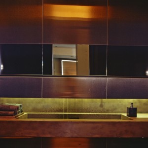 Пентхаус в Москве, Остроженка - Стены из сланца Welsh Slate Penrhyn Hether Blue