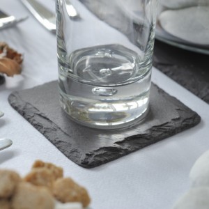 Сланцевая подставка под чашку, стакан - Коллекция Slateware Dressed