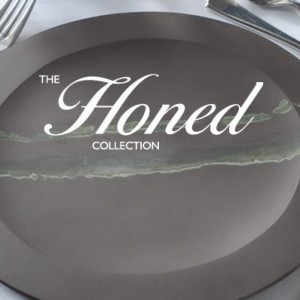 Тарелка из английского полированного сланца Welsh Slate - Коллекция Slateware Honed